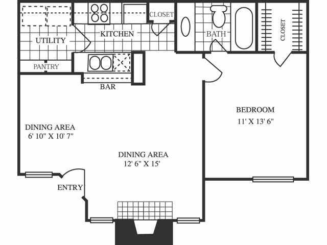 Floorplan - Sapphire Apartments