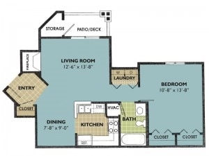 Floorplan - Waterford Place Apartments