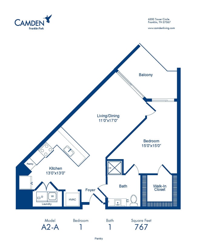 Floorplan - Camden Franklin Park