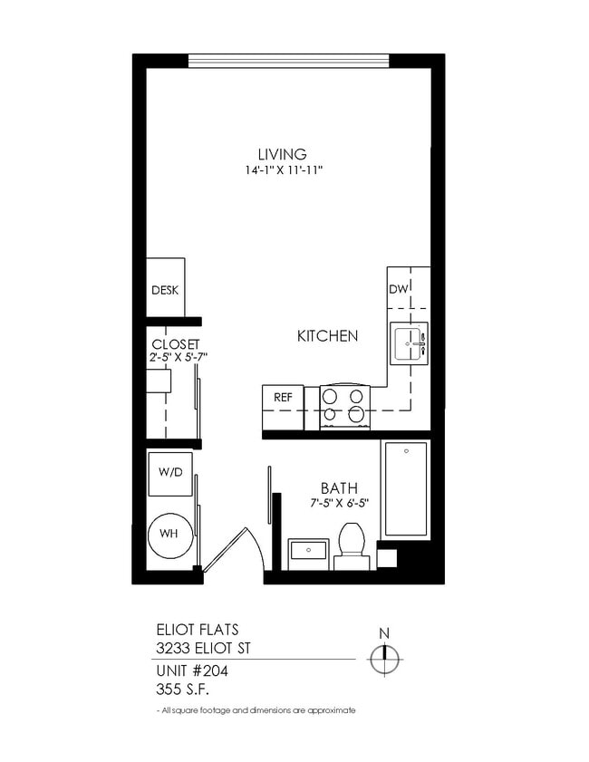 Floorplan - Eliot Flats