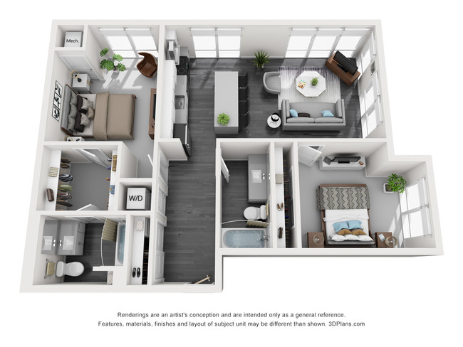 Floorplan - Green on 4th