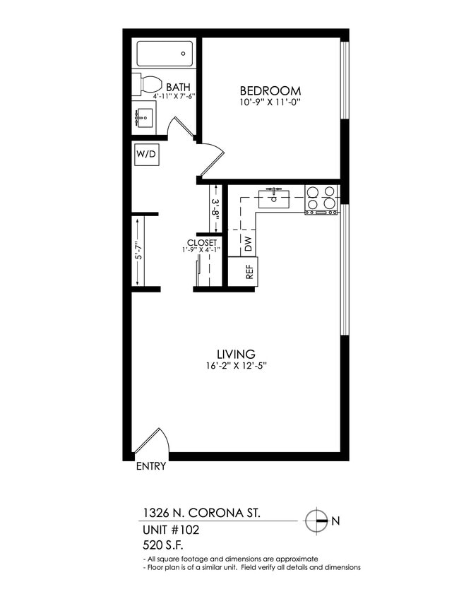 Floorplan - 1326 Corona