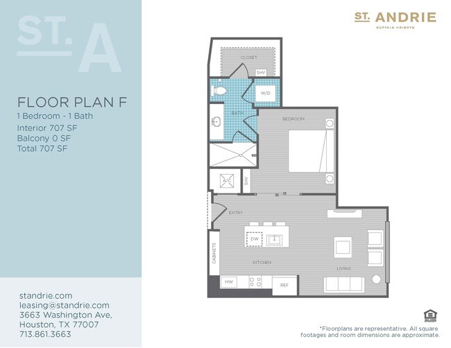 F Floorplan - St. Andrie At Buffalo Heights