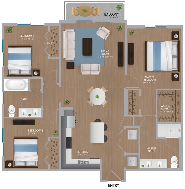 Floorplan - Shalimar at Plantation