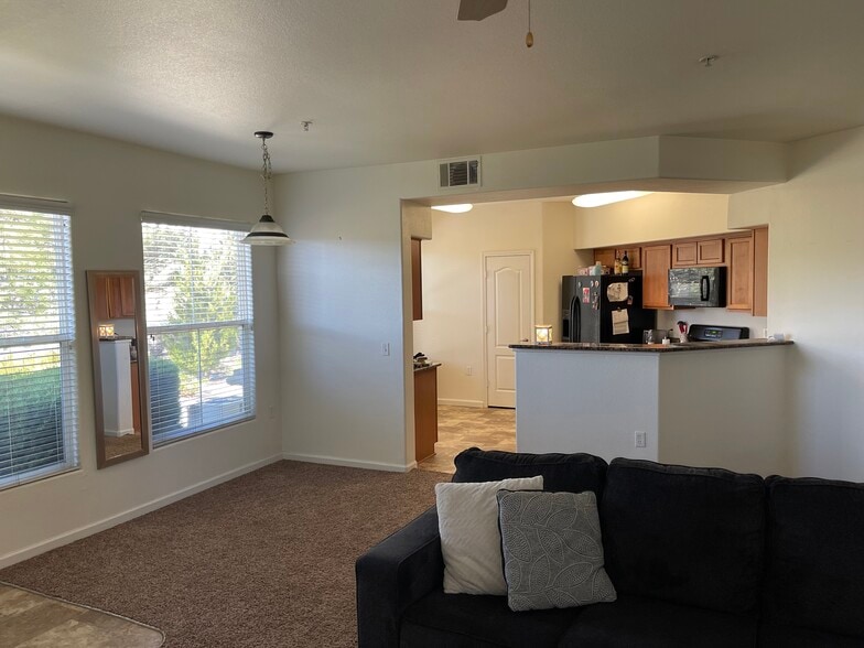 looking back at kitchen with shades open - 17000 Wedge Pky