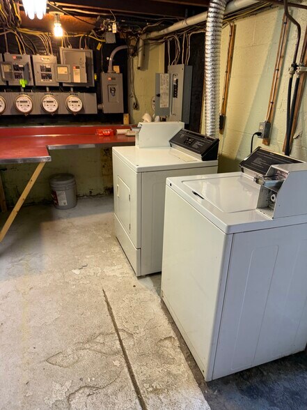 Laundry in basement - 64 Lyman St