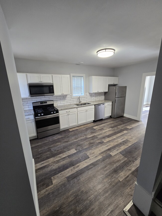 Kitchen from Stairs - 594 E Sycamore St