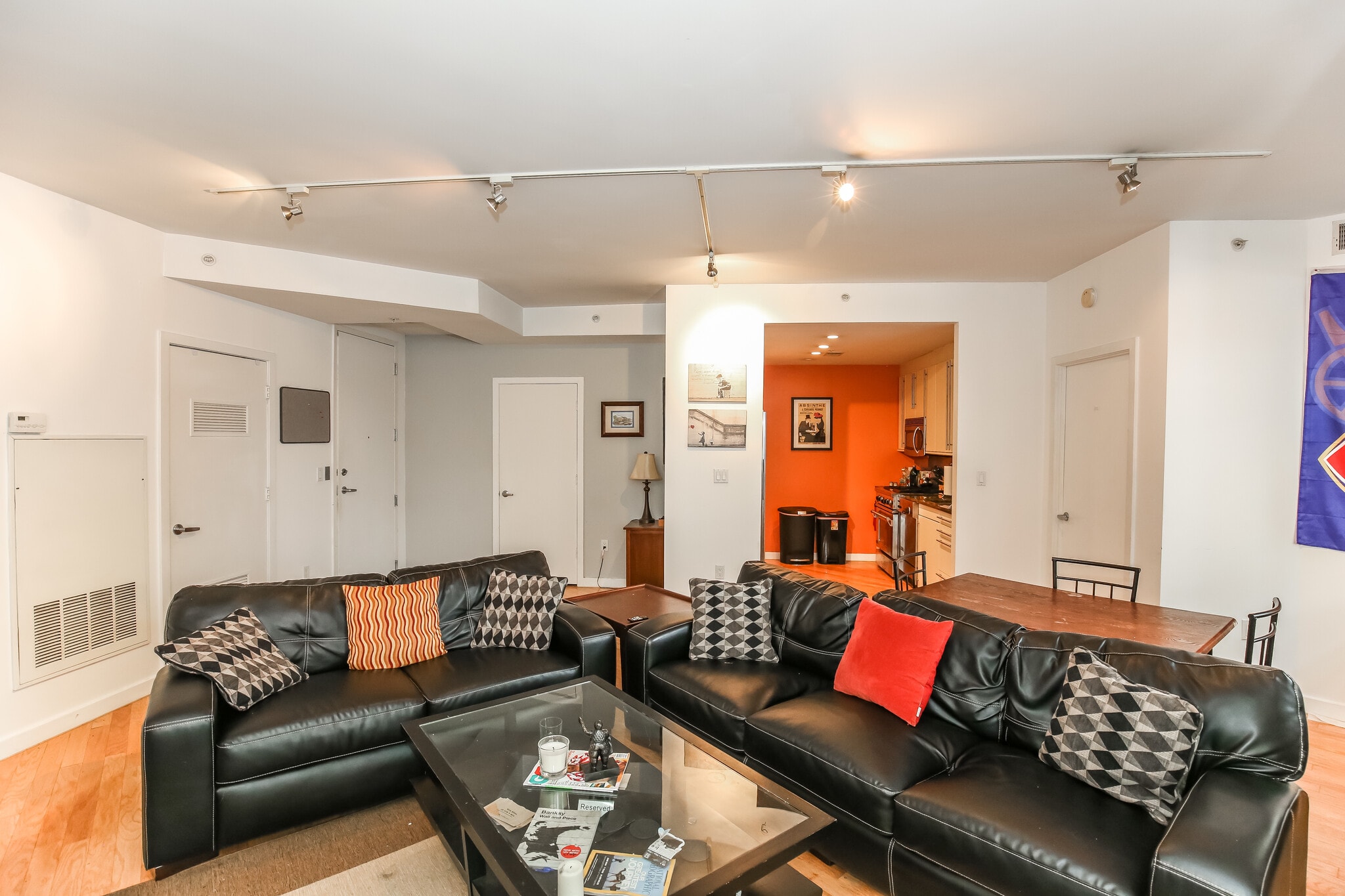 old view of living space with other furniture - 1300 13th St NW
