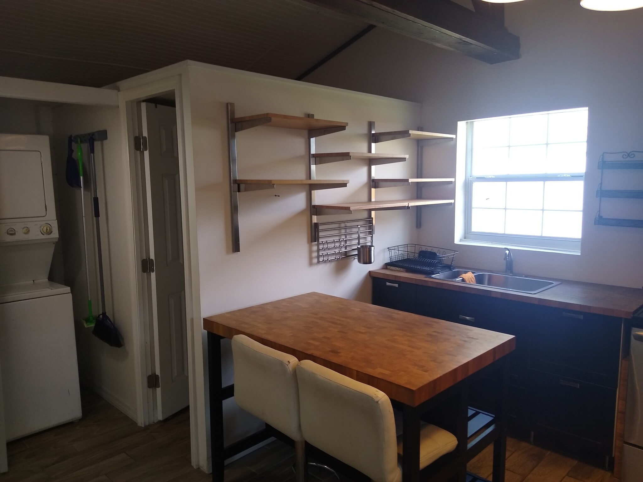 Kithchen wall shelves. - 9328 N Ashley St