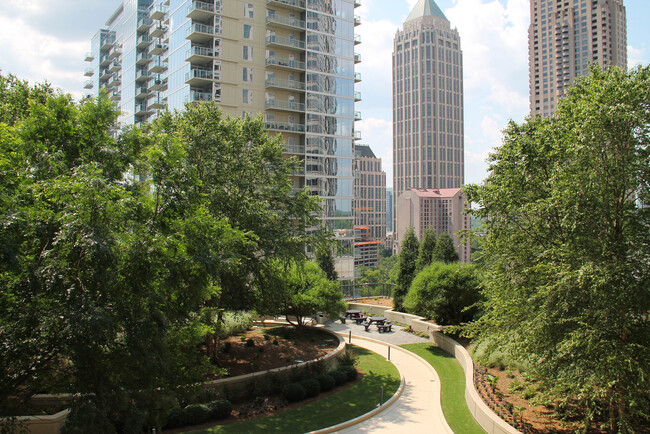 View from Balcony - 1080 Peachtree St NE