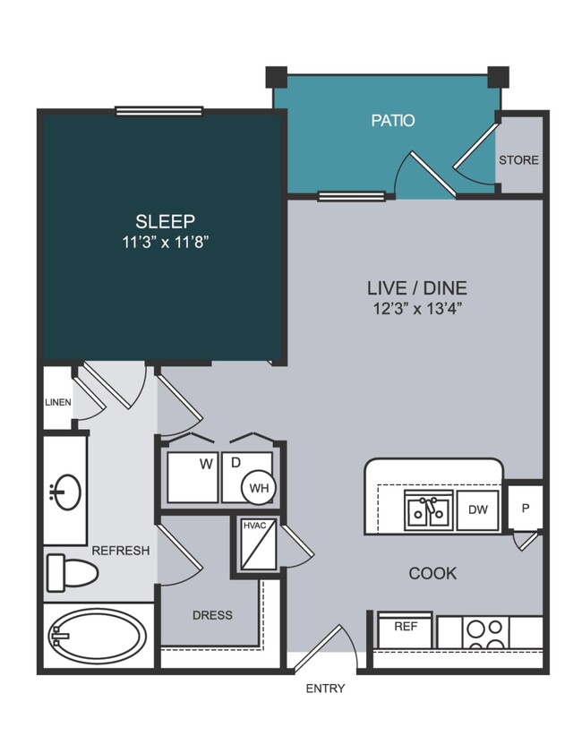 Floorplan - Slate Creek at Westover Hills