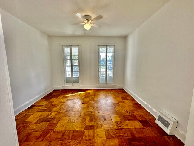 Master bedroom with private secured patio! - 3100 Remington Ave