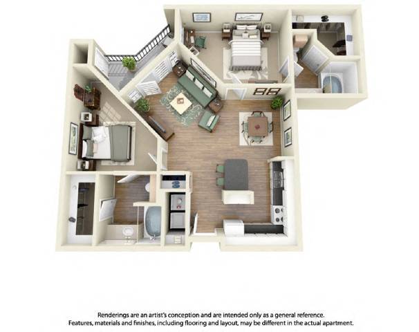 Floorplan - Villas at Katy Trail
