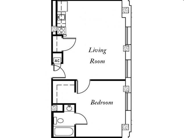 1BR/1BA - Flint Goodridge