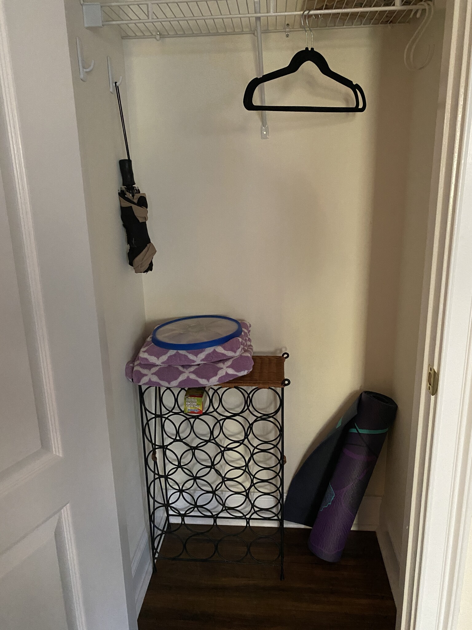 Entry coat closet or storage. - 600 Mitchell Bridge Rd