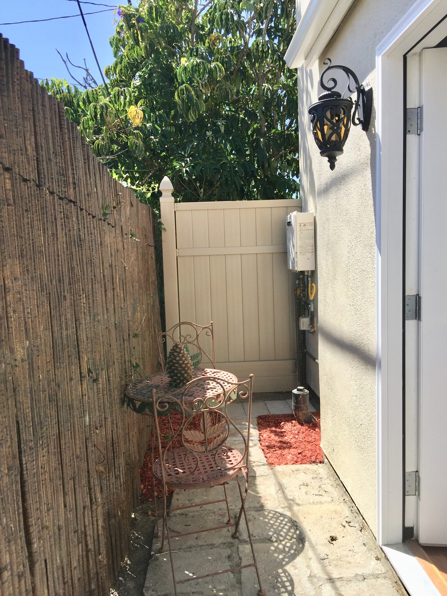 Private backyard area - 1348 S Curson Ave