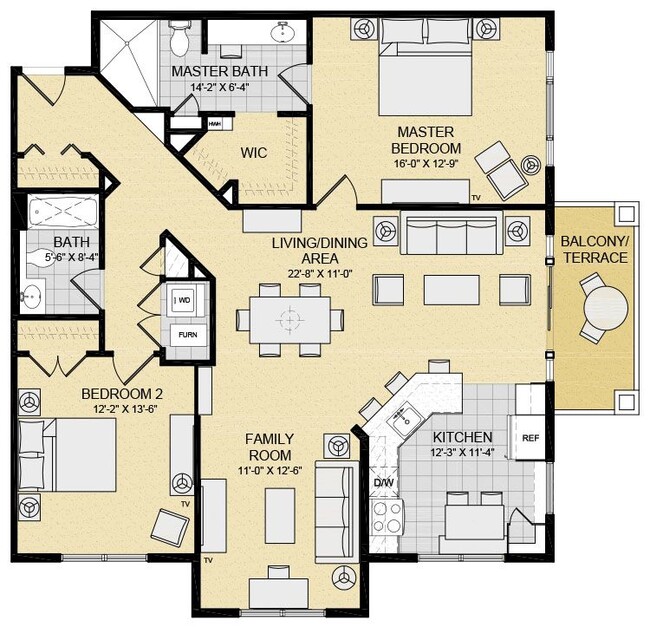 Floorplan - Parkside at the Harbors