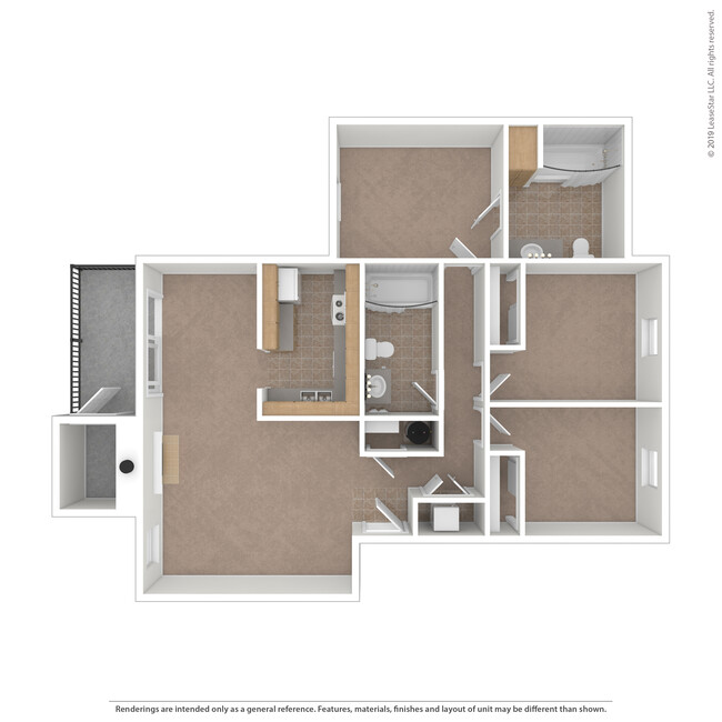 Floorplan - Scenic Pines Apartments