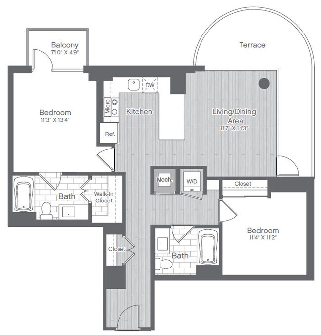 Floorplan - The Beacon Clarendon