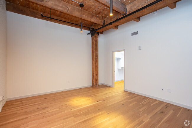 2BR, 1BA - 1,263SF - Bedroom - Allegheny Branch House Lofts