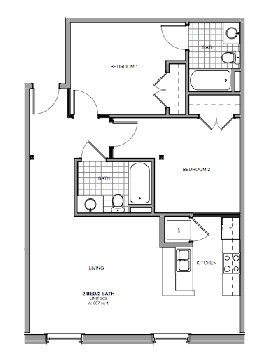 2BR/2BA - Dill Building