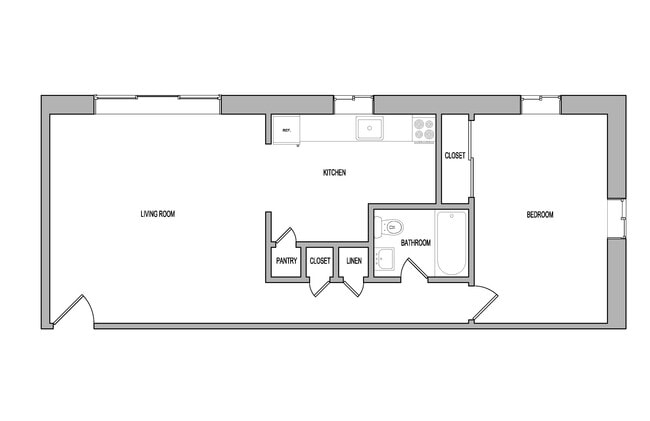 Floorplan - 615 Paxon Ave