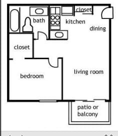 1BR/1BA - Lincoln Glen Apartments