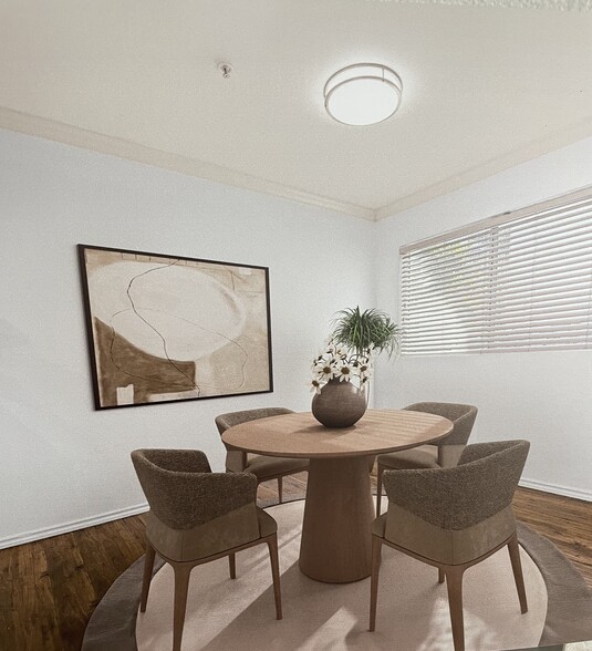Dining Room - Furnished - 4511 Murietta Ave