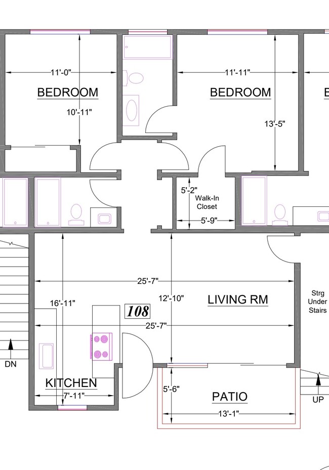 Floorplan - Cadillac Court