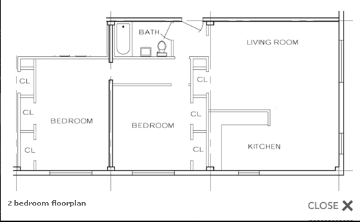 2BR/1BA - The Webster Condominium