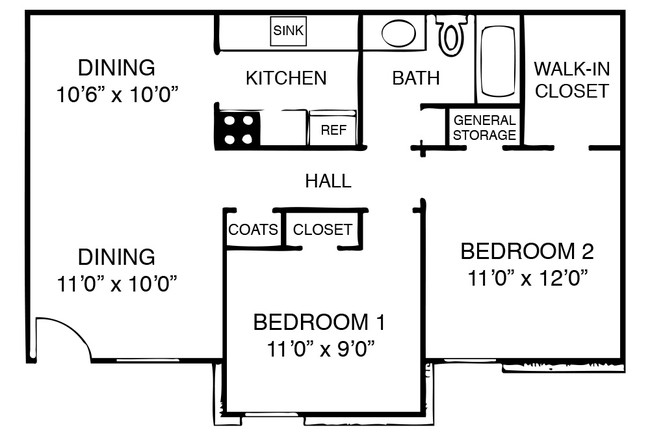 Floorplan - Crystal Creek Park - Senior Living