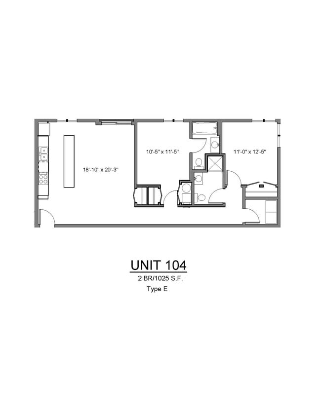 Floorplan - Sunrise Apartments