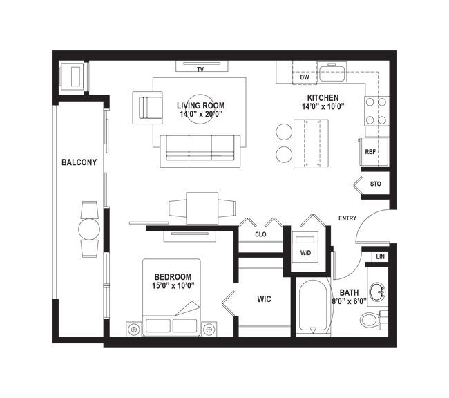 Floorplan - The Ellory