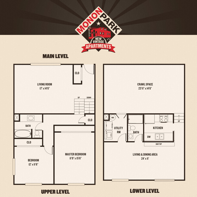 Floorplan - Monon Park, Managed by Buckingham Monon Li...