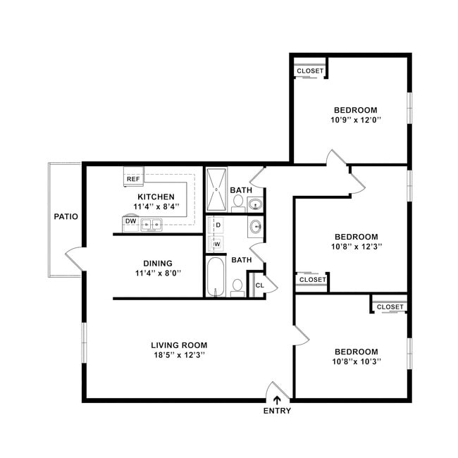 Floorplan - Alta Apartments.