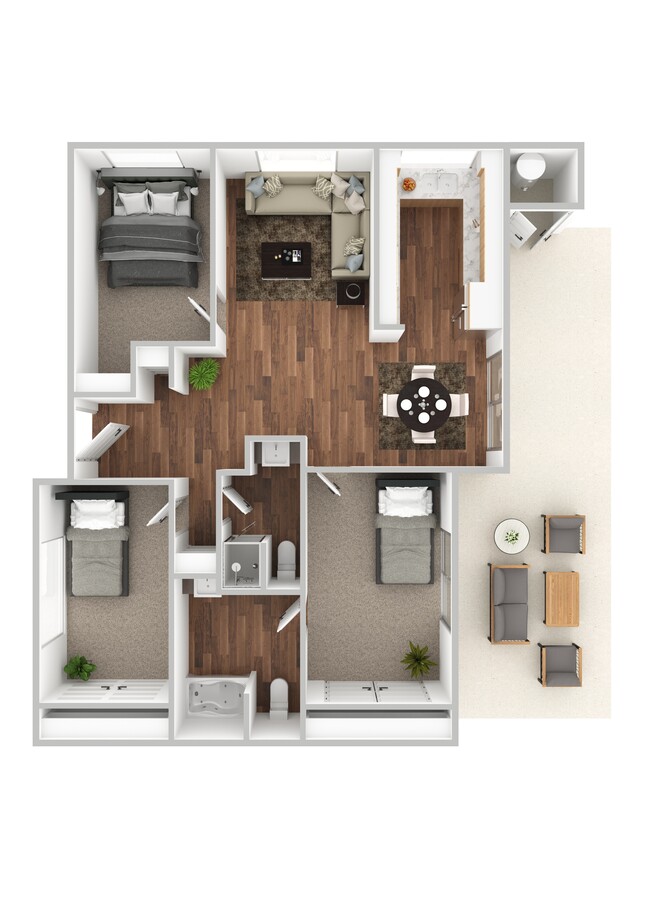 Floorplan - Riverwalk Landing Apartment Homes