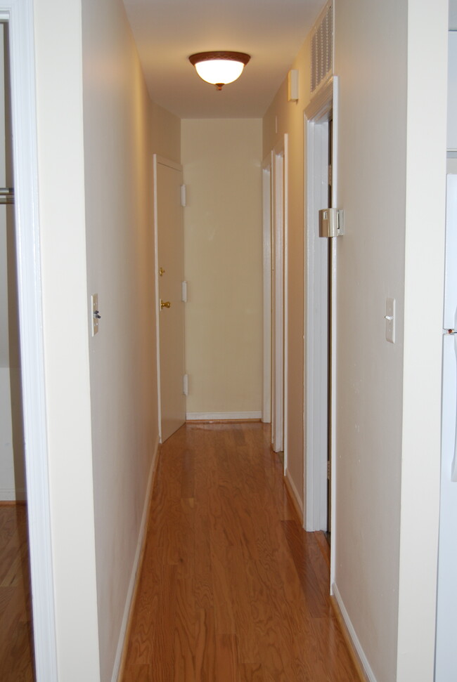 Hallway to Bedroom, Bathroom and Front Door /Foyer - 916 I St SE