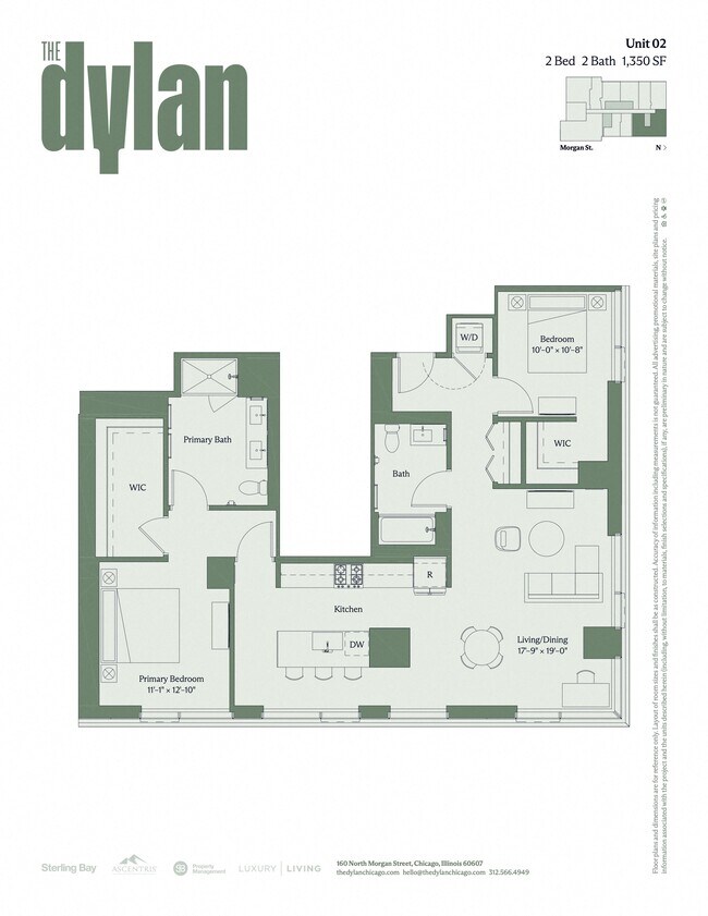 Floorplan - The Dylan Chicago