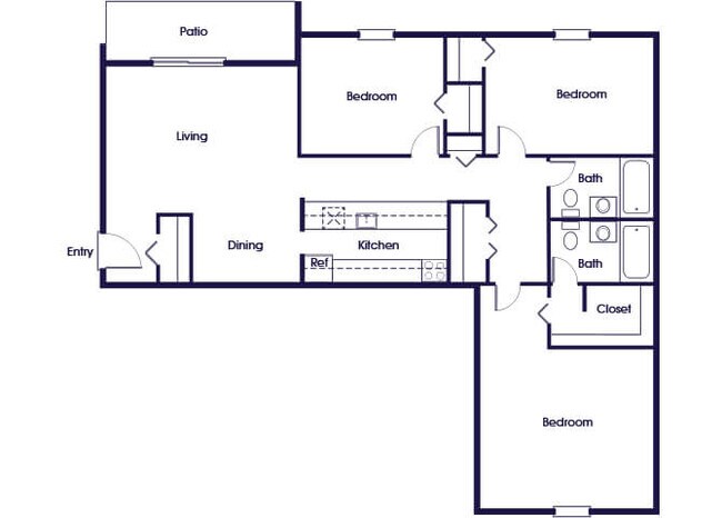 Floorplan - Weston Circle and Wicklow Square Apartments