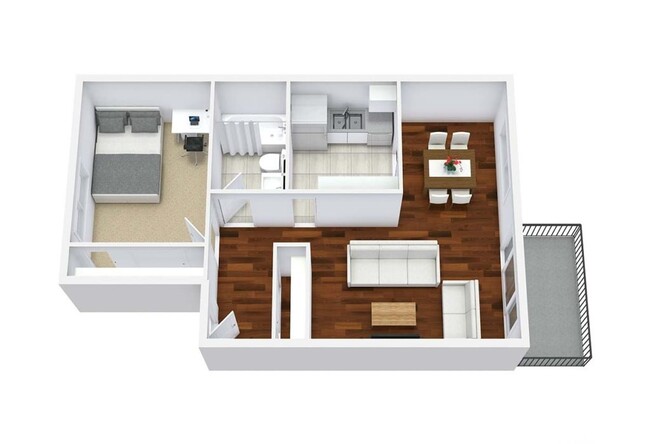 1Bed-Floor-Plan-1024x700 - Timberline on the Green (Past)