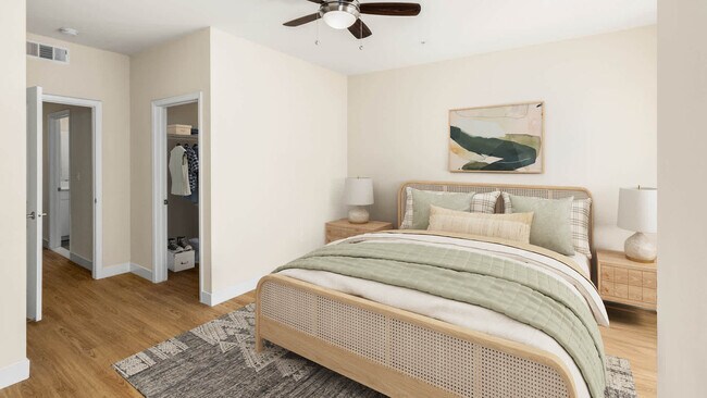 Bedroom with Hard Surface Flooring - South City Station