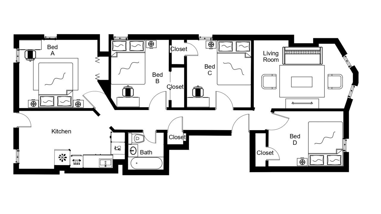 Building Photo - Private bedroom in 4 bed/1 bath Home
