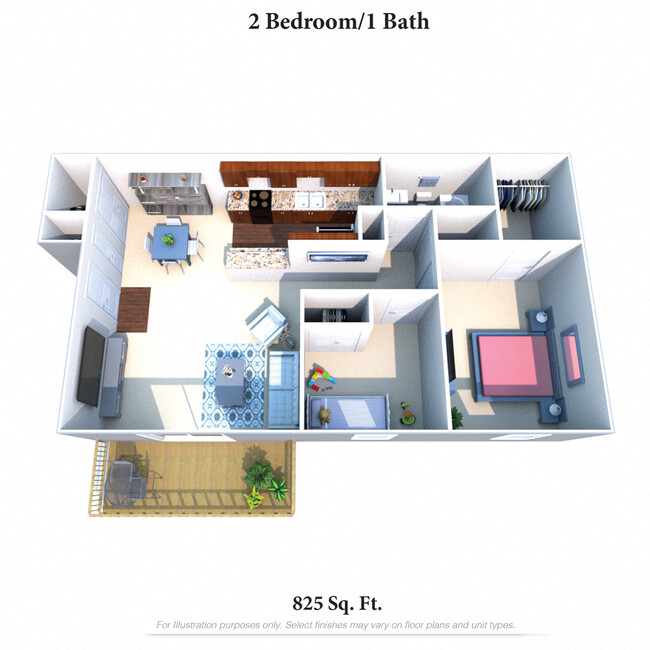 Floorplan - Forest Creek Apartments