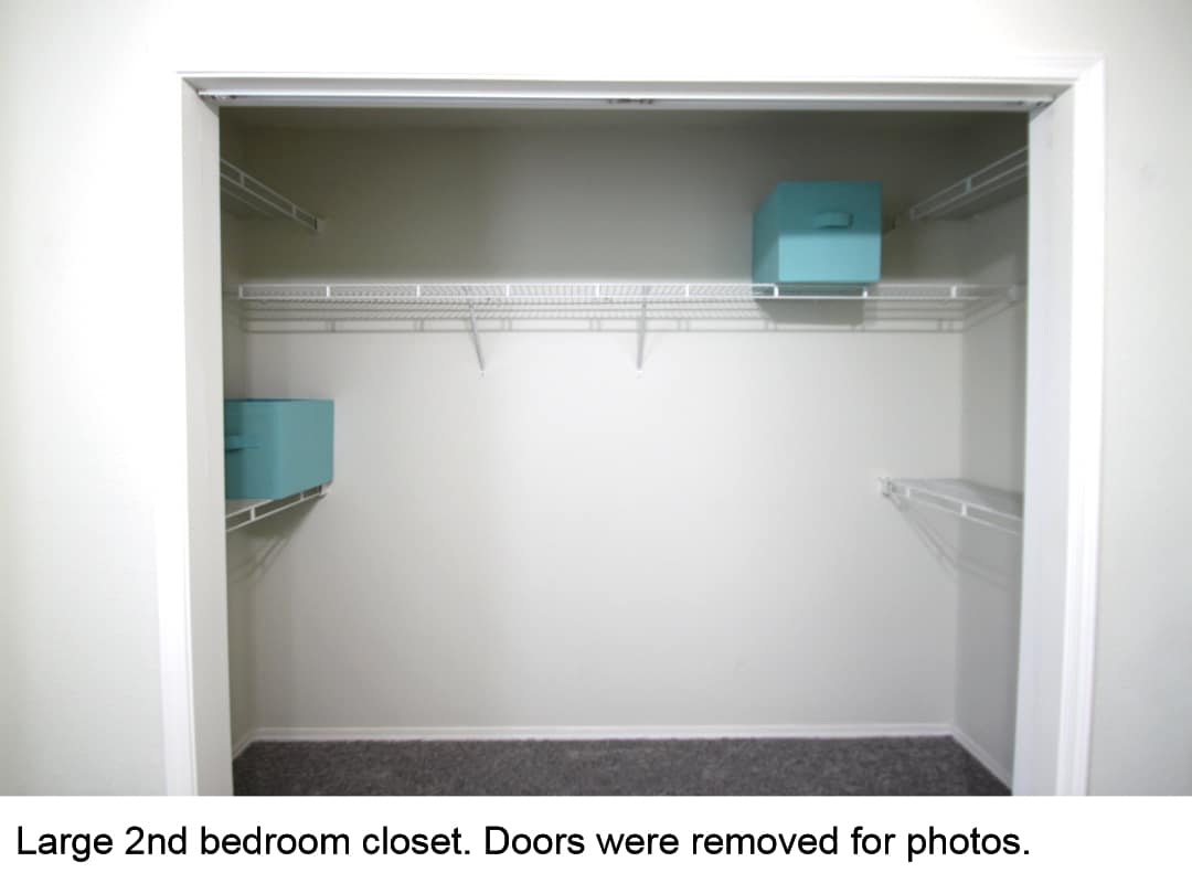2nd bedroom closet - 1942 Oxford Ln