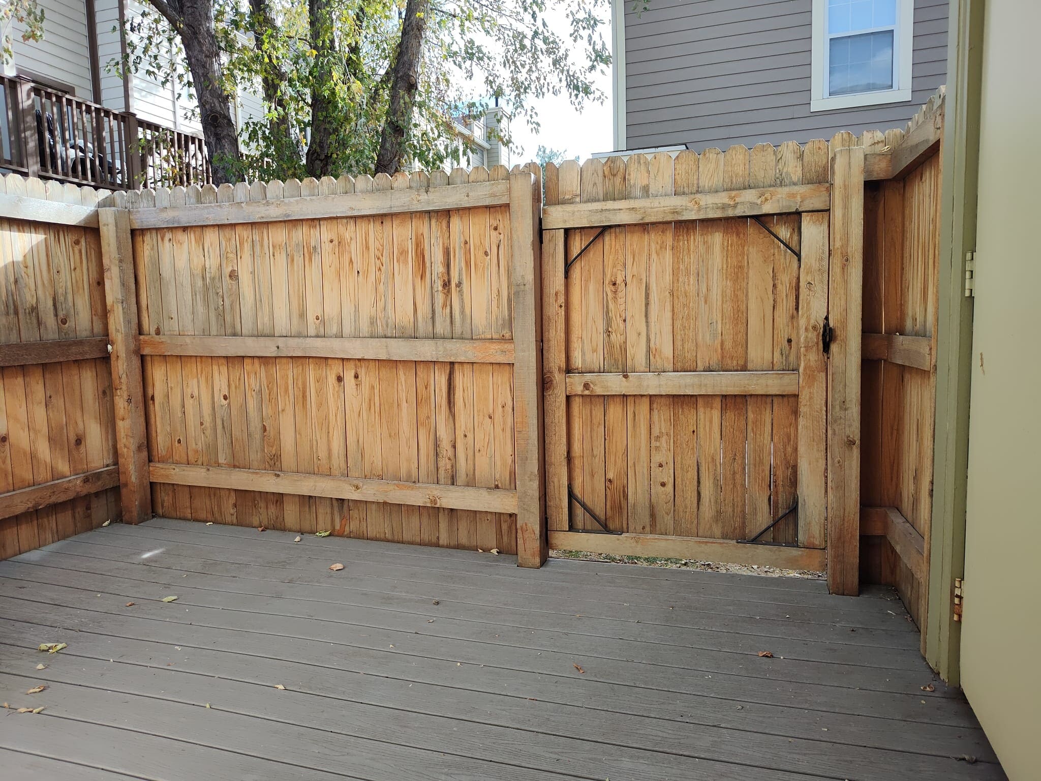 Back patio - 1811 S Quebec Way