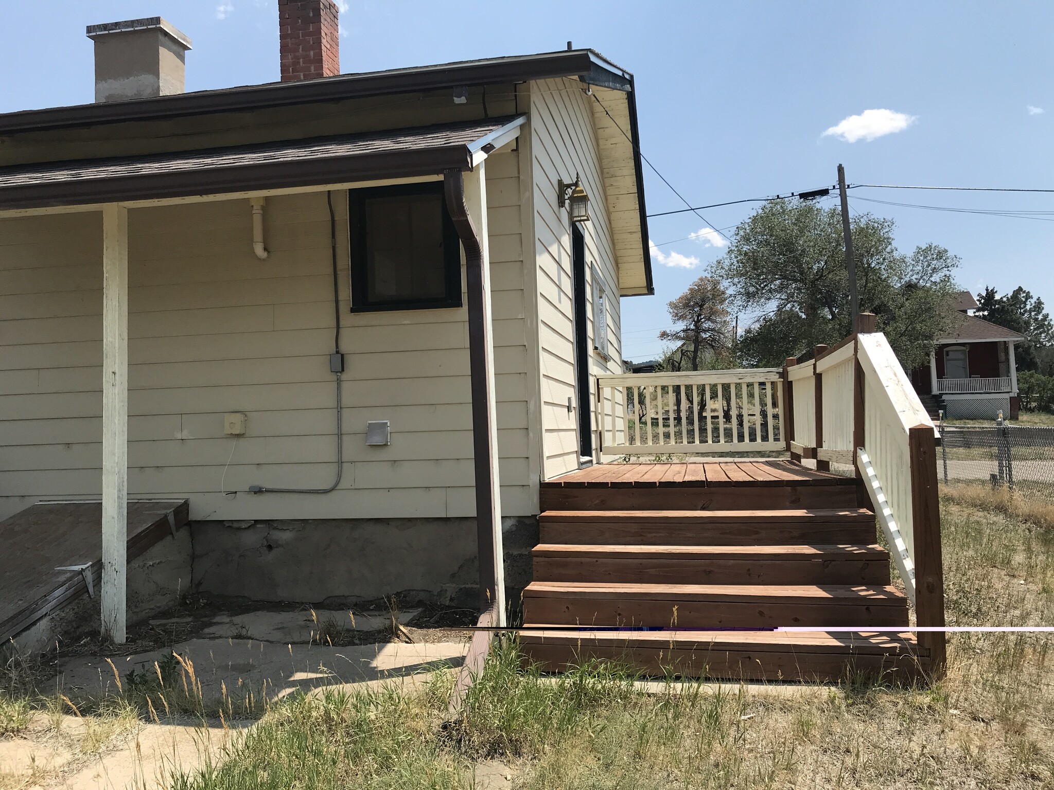 Deck from backyard - 1105 E 8th St