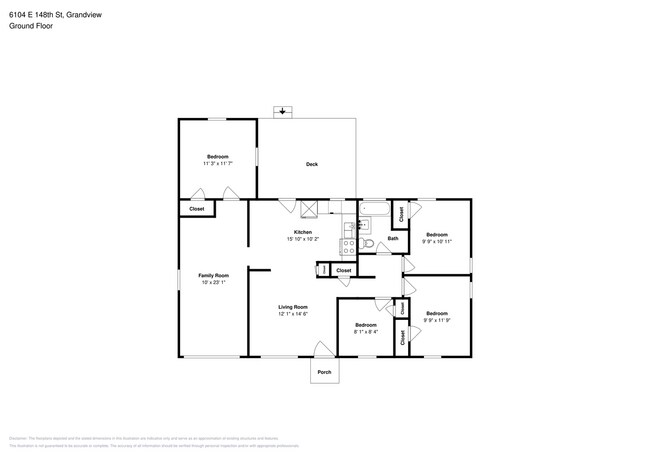 Building Photo - Beautiful 4BR 1BA Home w/  Granite Counters, Stainless Steel Appliances and Big Backyard in Grand...