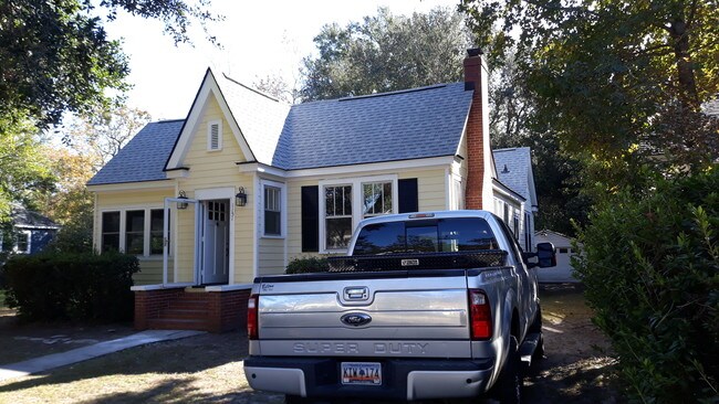 side view with garage in back - 1151 E Montague Ave
