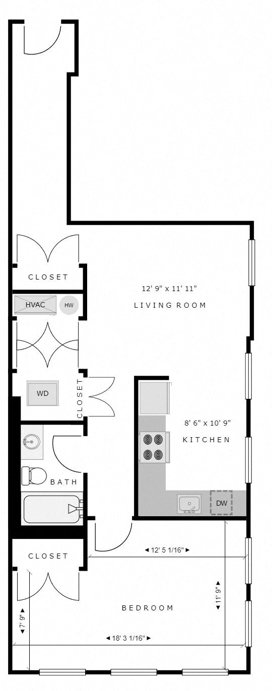 Floorplan - The Lofts at 2nd and LOMA