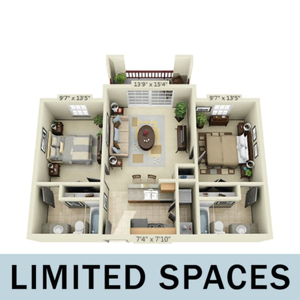 The Holly 2x2 - Limited Spaces - The Holly